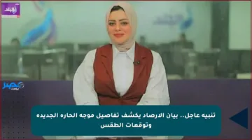 تنبيه عاجل.. بيان الأرصاد يكشف تفاصيل موجة الحارة الجديدة وتوقعات الطقس